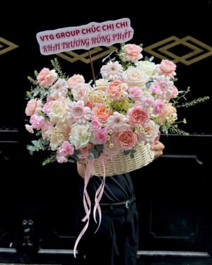 Giỏ hoa khai trương - 1009