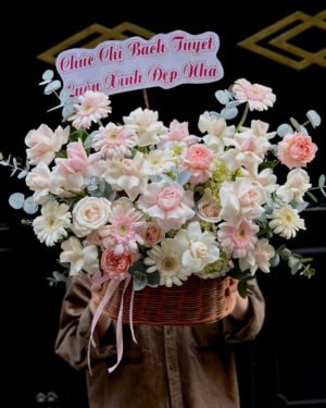 Hoa giỏ khai trương - 1010