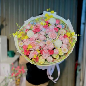 Tone hồng mix plume