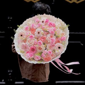 Hồng mix nhiều hoa - Anh 1 - Tiem Hoa Luvina