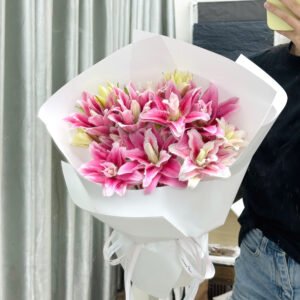 Hoa ly kép hồng - Anh 4 - Tiem Hoa Luvina