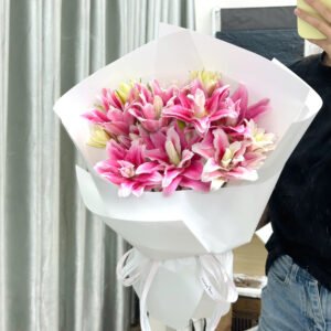 Hoa ly kép hồng - Anh 5 - Tiem Hoa Luvina
