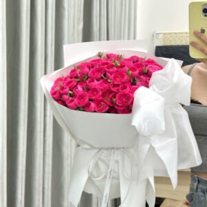 Sophia size vừa có nơ to - Anh 2 - Tiem Hoa Luvina