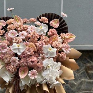 Kệ hoa khai trương xinh - Tiem Hoa Luvina