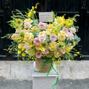 Các kệ hoa khai trương - hoa giỏ - Anh 8 - Tiem Hoa Luvina