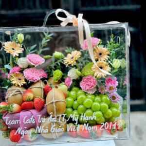 Các kệ hoa khai trương - hoa giỏ - Anh 6 - Tiem Hoa Luvina