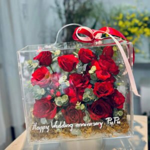 Các kệ hoa khai trương - hoa giỏ - Anh 7 - Tiem Hoa Luvina