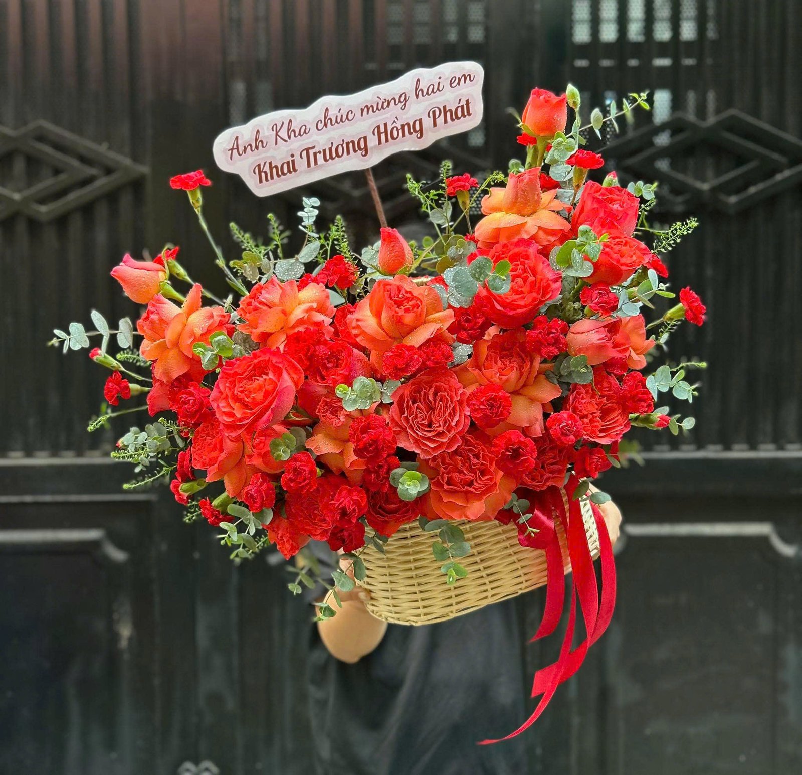 z7652460002453_5c297455fbd1ccb10e79c715e6013fc4 Các kệ hoa khai trương - hoa giỏ - Anh 9 - Tiem Hoa Luvina