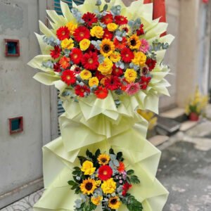 Các kệ hoa khai trương - hoa giỏ - Anh 17 - Tiem Hoa Luvina