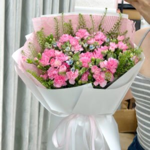 Phăng Hồng Mix Sao Xanh - Anh 1 - Tiem Hoa Luvina