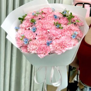 Phăng Hồng Mix Sao Xanh Nhiều Hoa - Anh 2 - Tiem Hoa Luvina