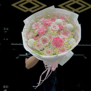 Tone Hồng Bánh Bèo - Tiem Hoa Luvina