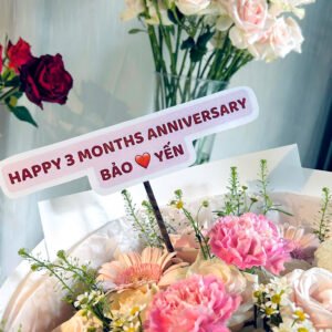 Tone Hồng Bánh Bèo - Anh 1 - Tiem Hoa Luvina