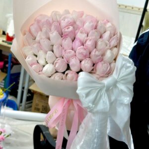 Plume Size Vừa Nơ To - Anh 1 - Tiem Hoa Luvina
