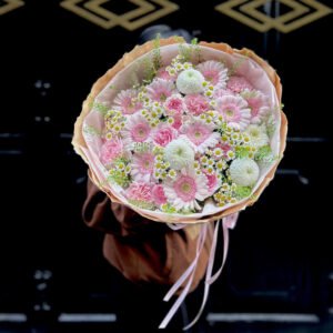 Tone Hồng Mix Nhiều Hoa - Anh 1 - Tiem Hoa Luvina