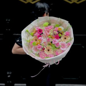 Tone Mix Nhiều Hoa Hồng Bánh Bèo - Tiem Hoa Luvina