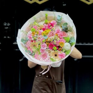 Tone Mix Nhiều Hoa Hồng Bánh Bèo - Anh 3 - Tiem Hoa Luvina