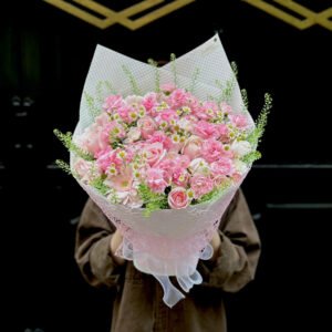Tone Hồng Mix - Anh 1 - Tiem Hoa Luvina