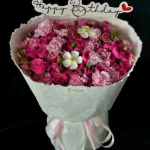 Sophia Mix Phăng Hồng Chùm Giấy Xịn - Tiem Hoa Luvina