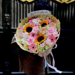 Hoa Mix Nhiều Hoa - Tiem Hoa Luvina