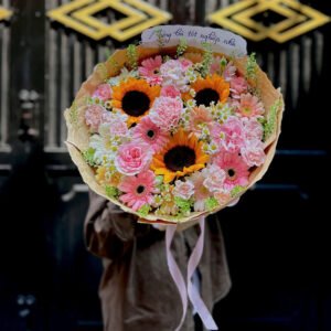 Hoa Mix Nhiều Hoa - Anh 1 - Tiem Hoa Luvina