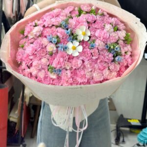 Phăng Hồng Chùm Mix Sao Xanh Nhiều Hoa Cực Xinh - Anh 5 - Tiem Hoa Luvina