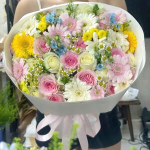 Hồng mix - Tiem Hoa Luvina