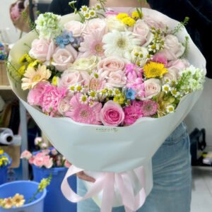 Hồng Mix Mỗi Ngày Một Vẻ - Anh 1 - Tiem Hoa Luvina