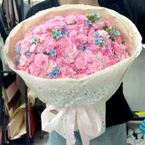 Phăng hồng chùm mix sao xanh - Anh 3 - Tiem Hoa Luvina