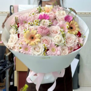 Hồng Mix Nhiều Hoa Đáng Yêu Và Nổi Bật - Anh 1 - Tiem Hoa Luvina